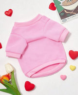 Pink Fleece Sweatshirt for Pets