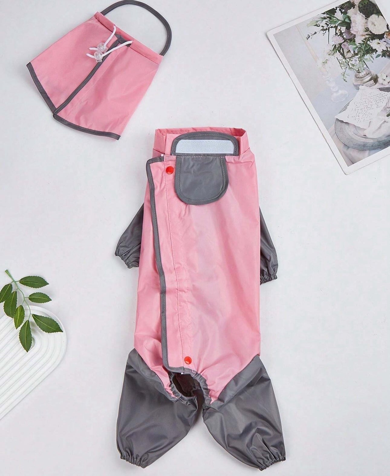 Full Coverage Raincoat for Big Dogs