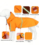 Yellow Reflective Raincoat-Big Dogs