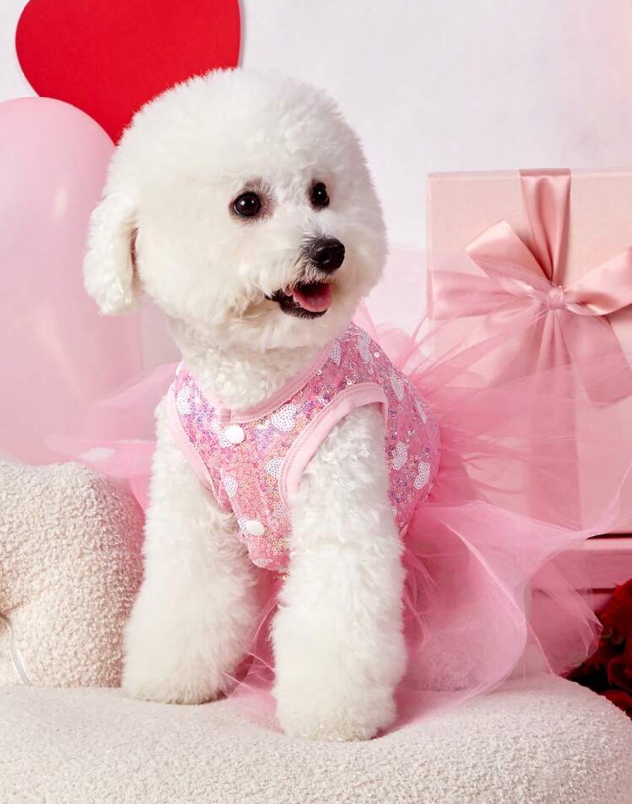 Pink Glitter Tutu Dress