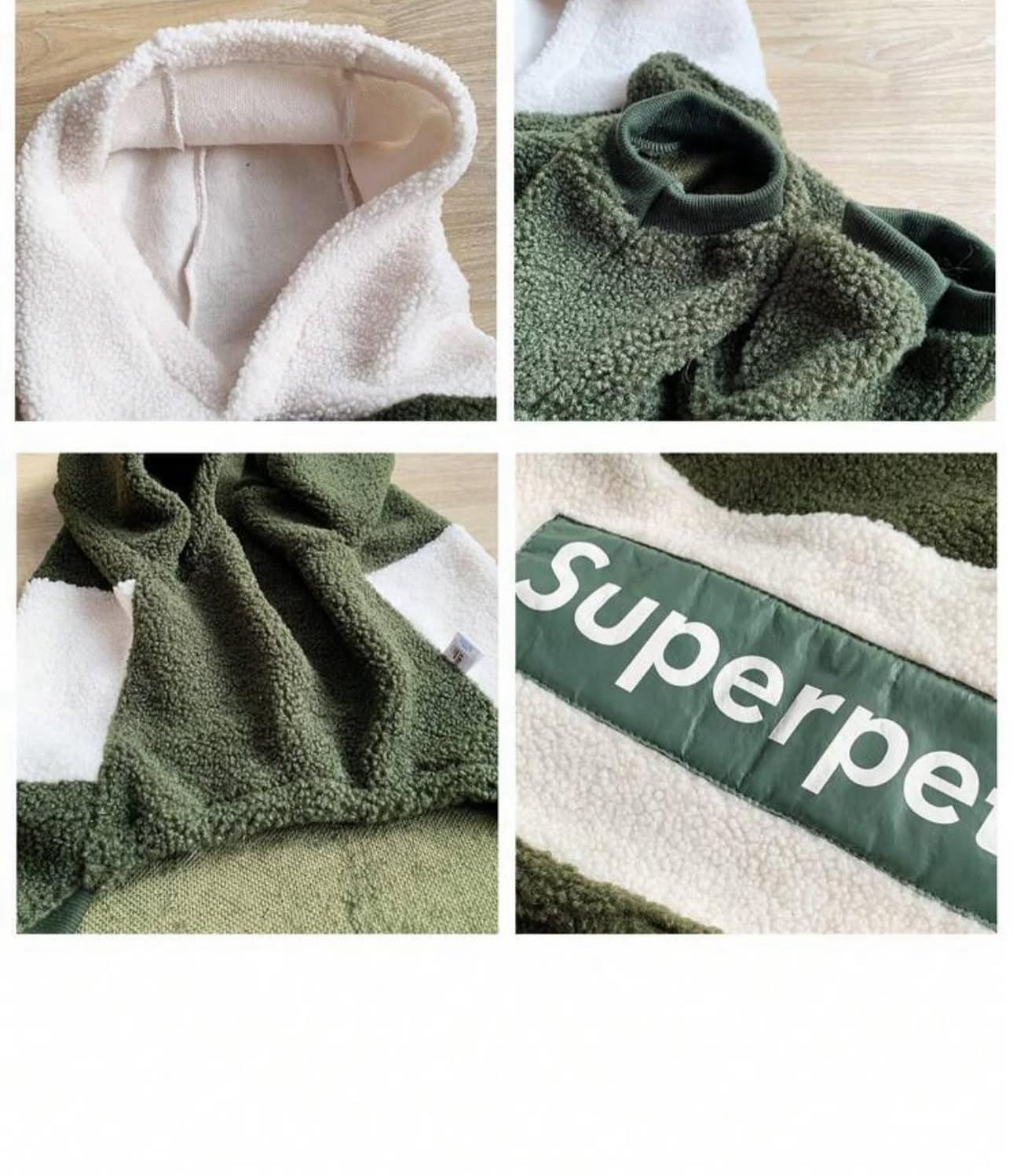 Sheep Fur Style Dog Hoodie
