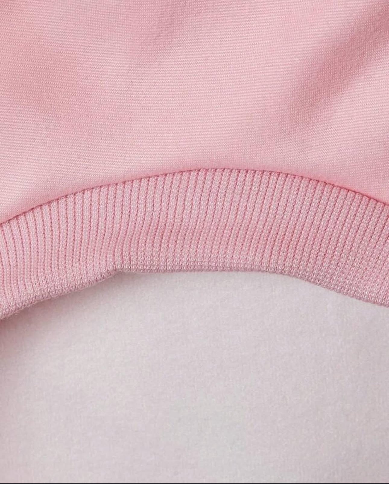 Fleece Stylish Pink Sweatshirt