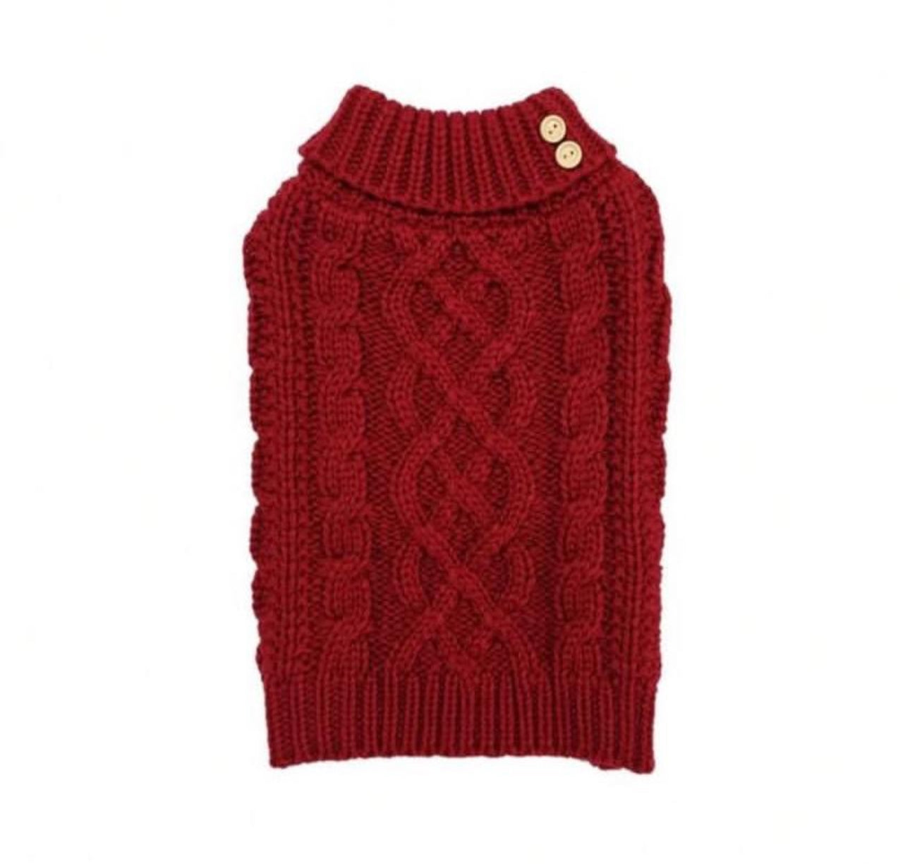 “Dog Turtleneck Wool Sweater”
