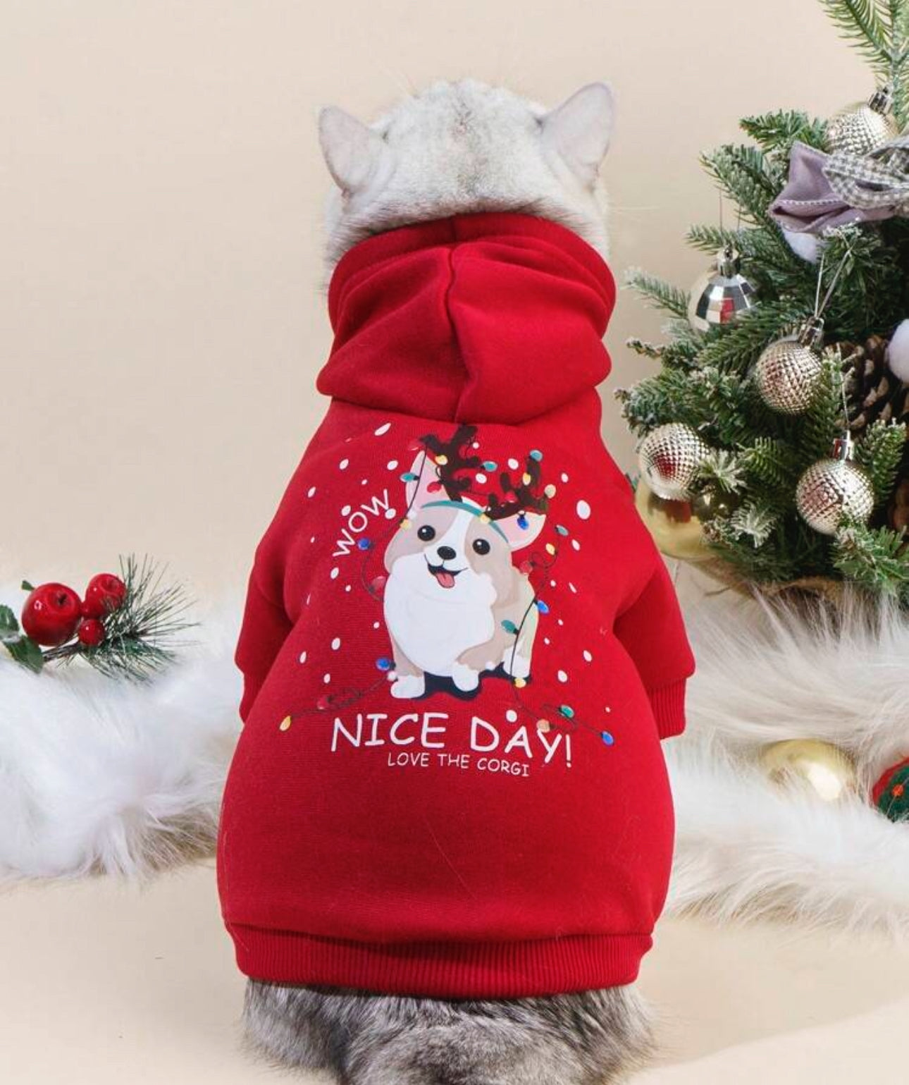 Fleece Hoodie for Pets