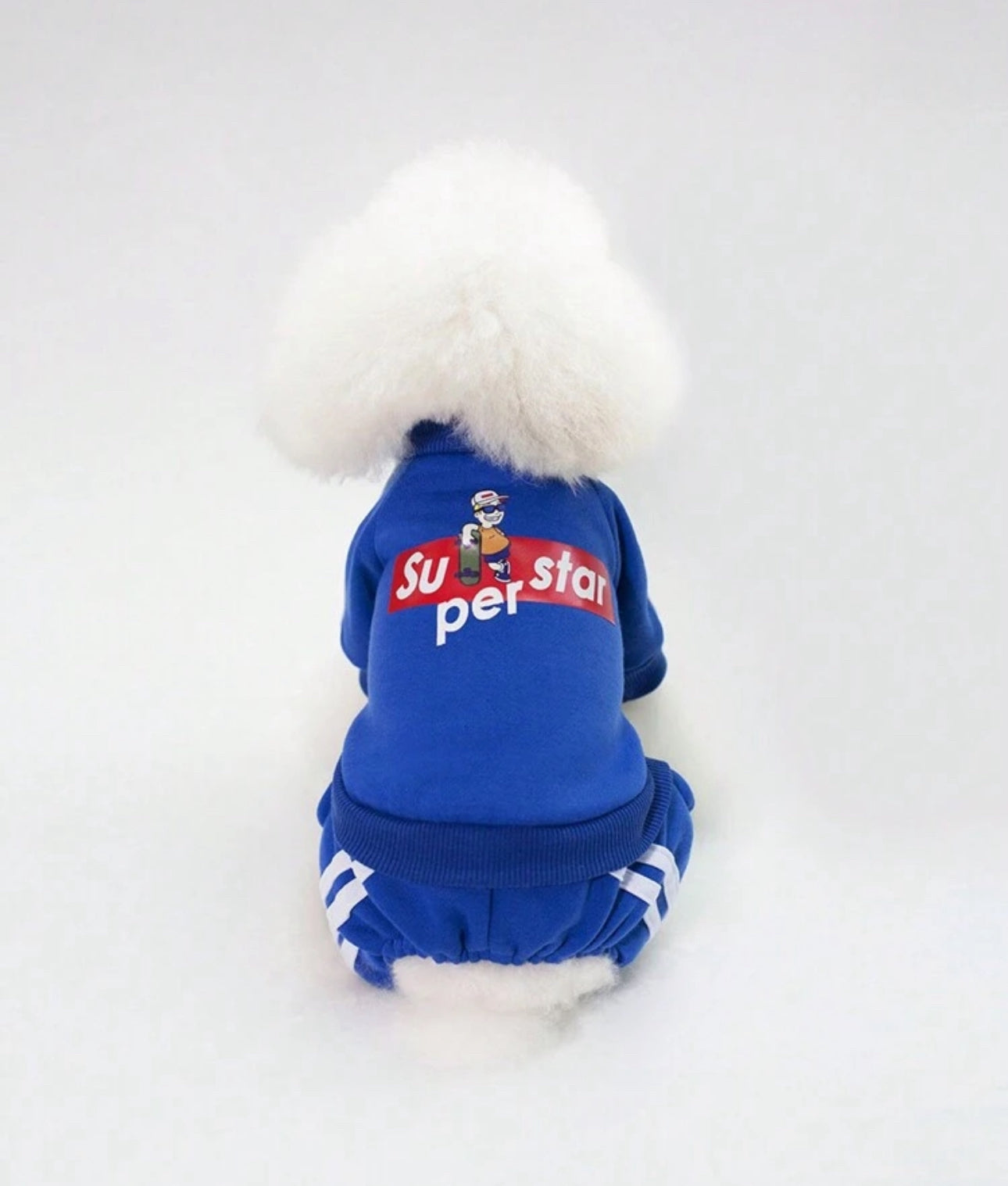 Blue Sportive Pet Jumpsuit