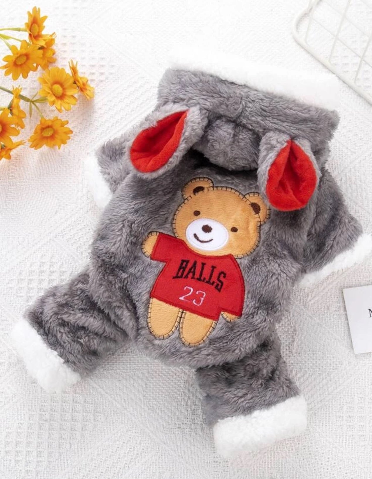 Fluffy Pet Jumpsuit