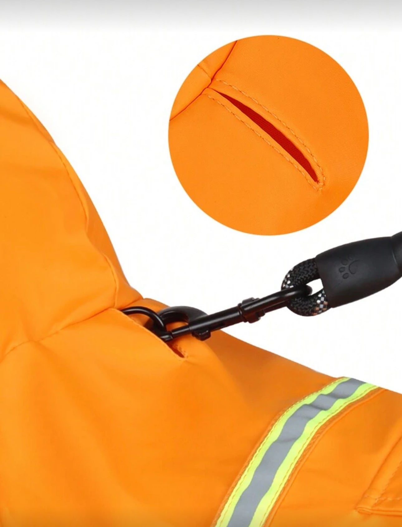 Yellow Reflective Raincoat-Medium & small Dogs