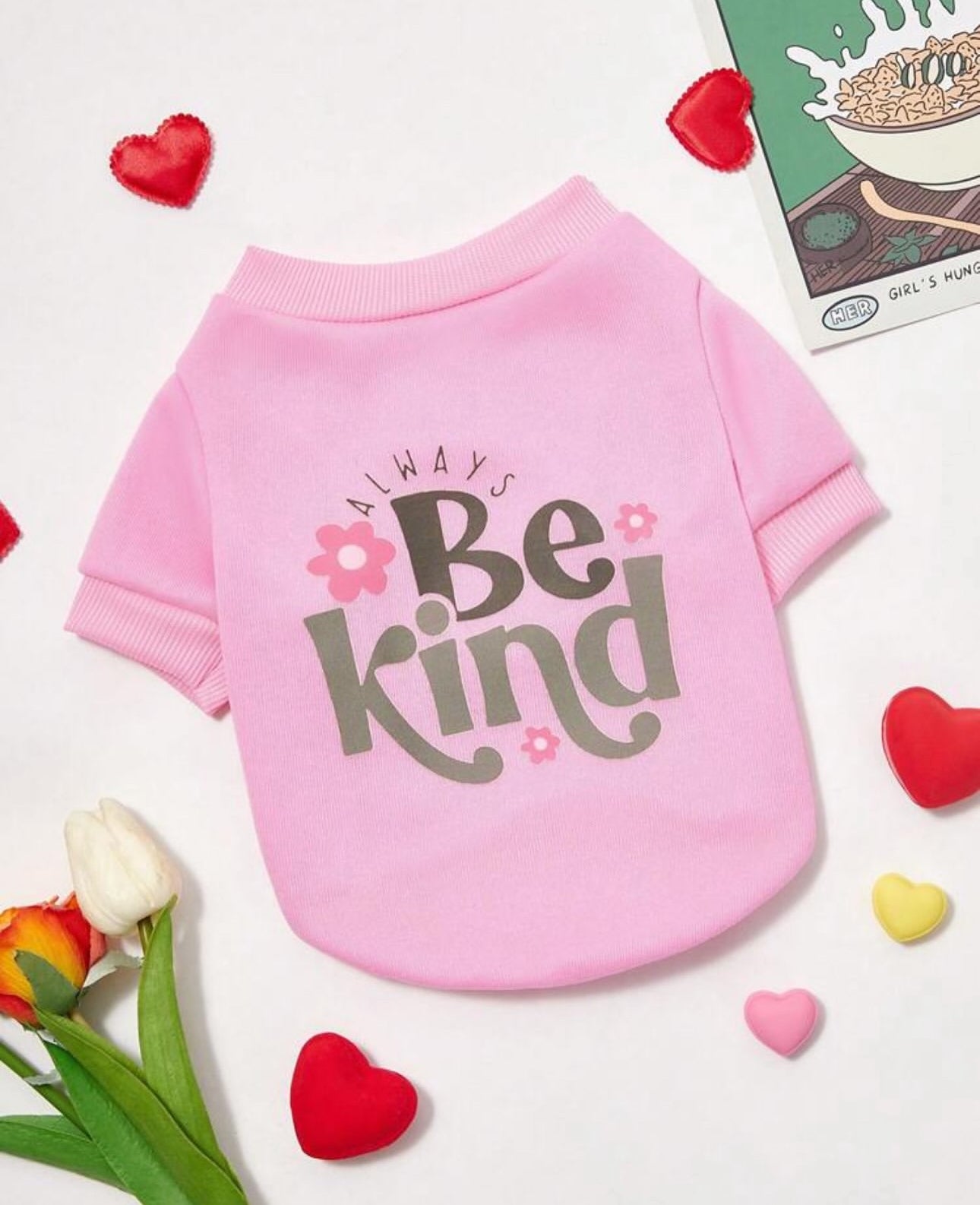 Pink Fleece Sweatshirt for Pets