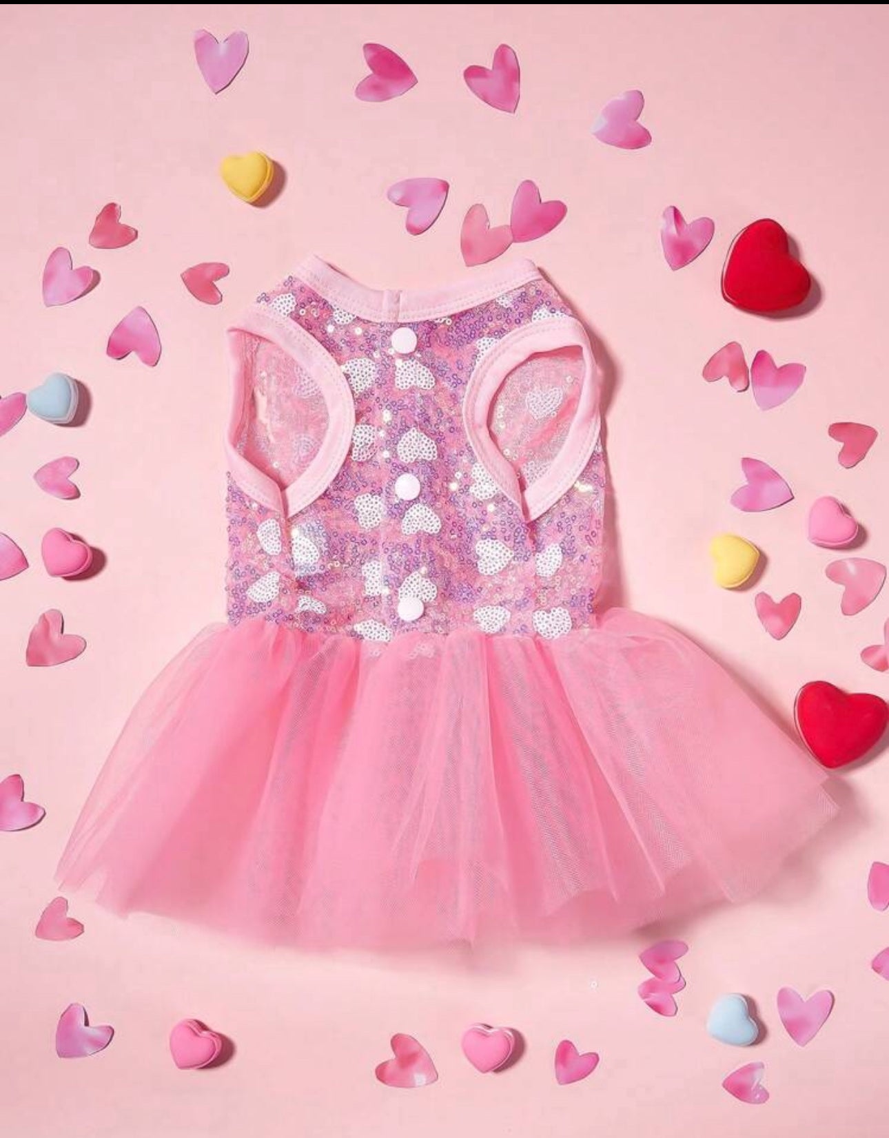 Pink Glitter Tutu Dress