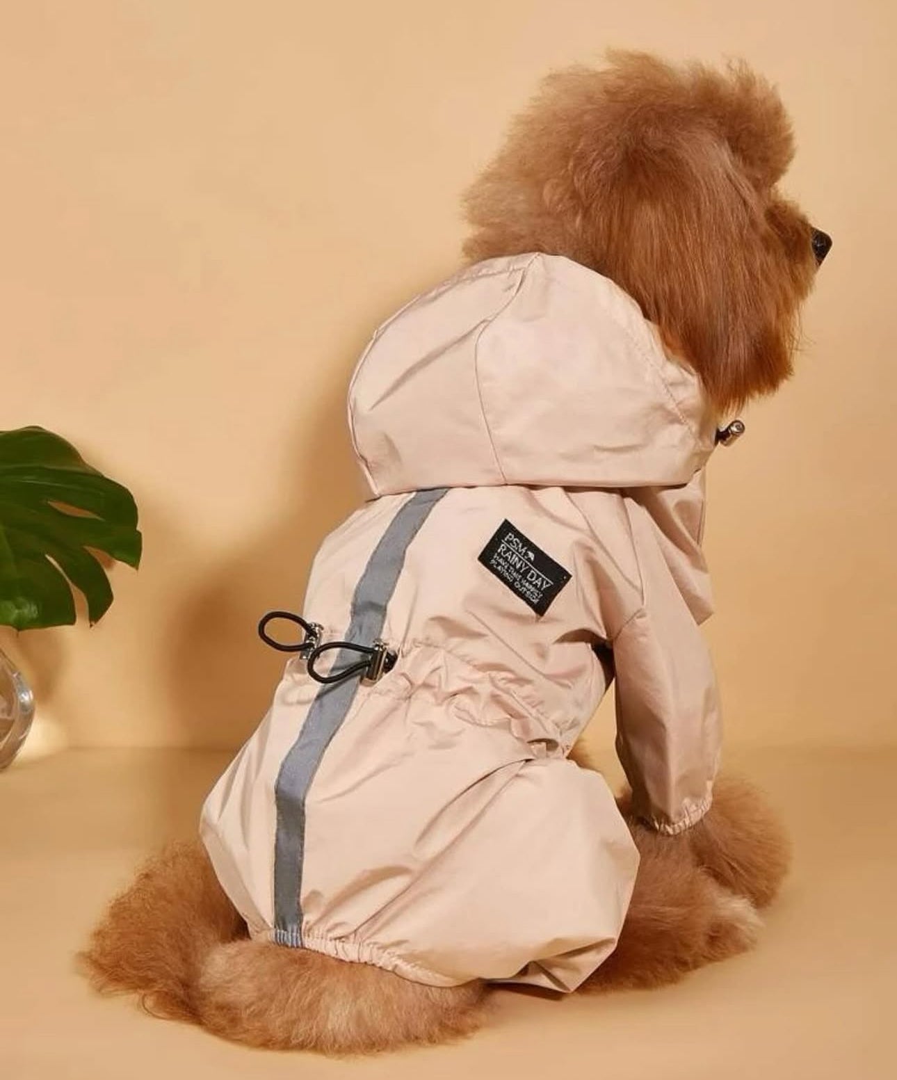Pet Raincoat – Adjustable Bust for Happy Outdoor Play on Rainy Days