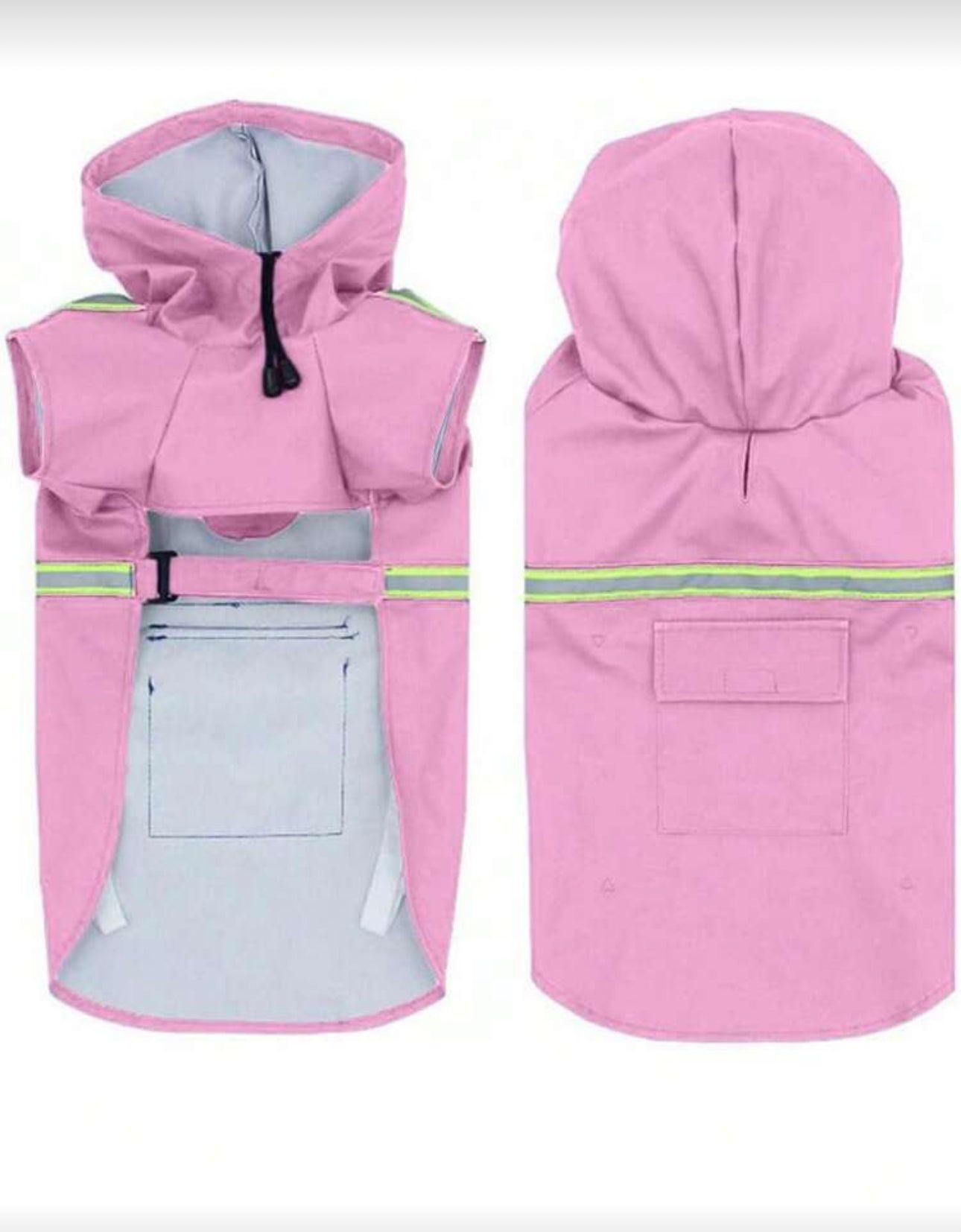 Purple Reflective Raincoat-small & medium Dogs