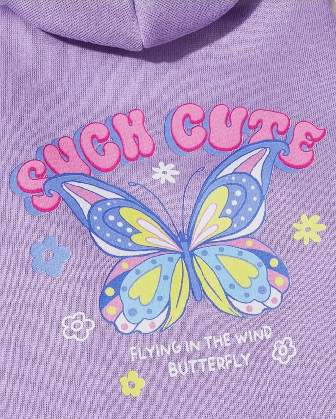 Cute Butterfly Fleece Dog Hoodie 🦋