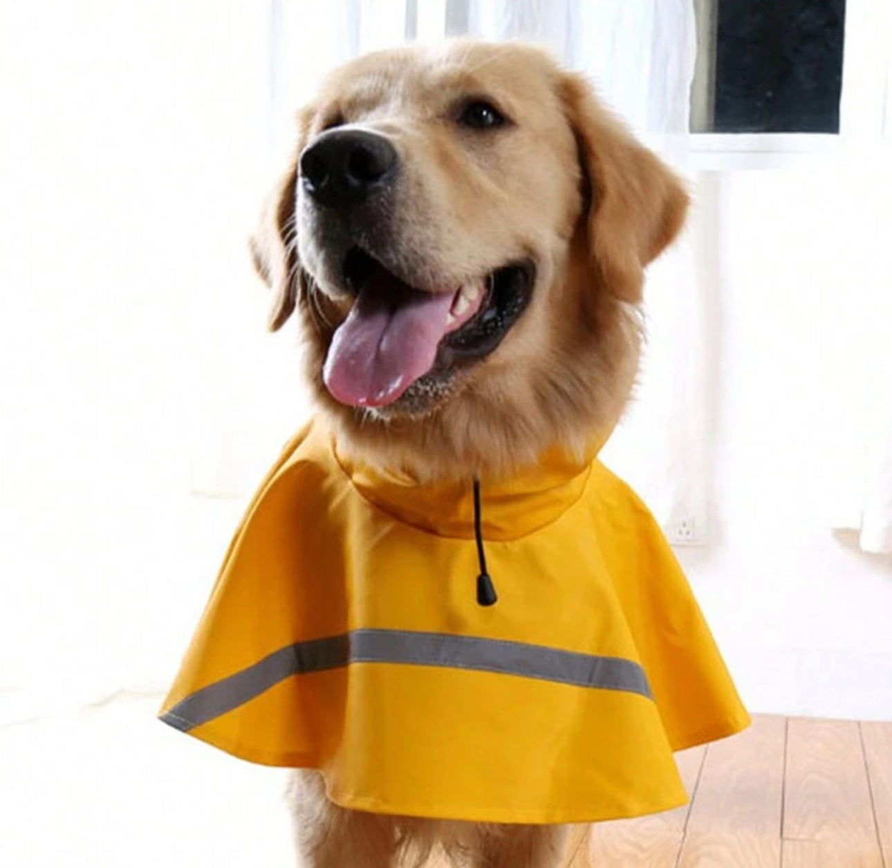 Yellow Reflective Raincoat