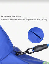 Blue Reflective Raincoat-small & medium Dogs
