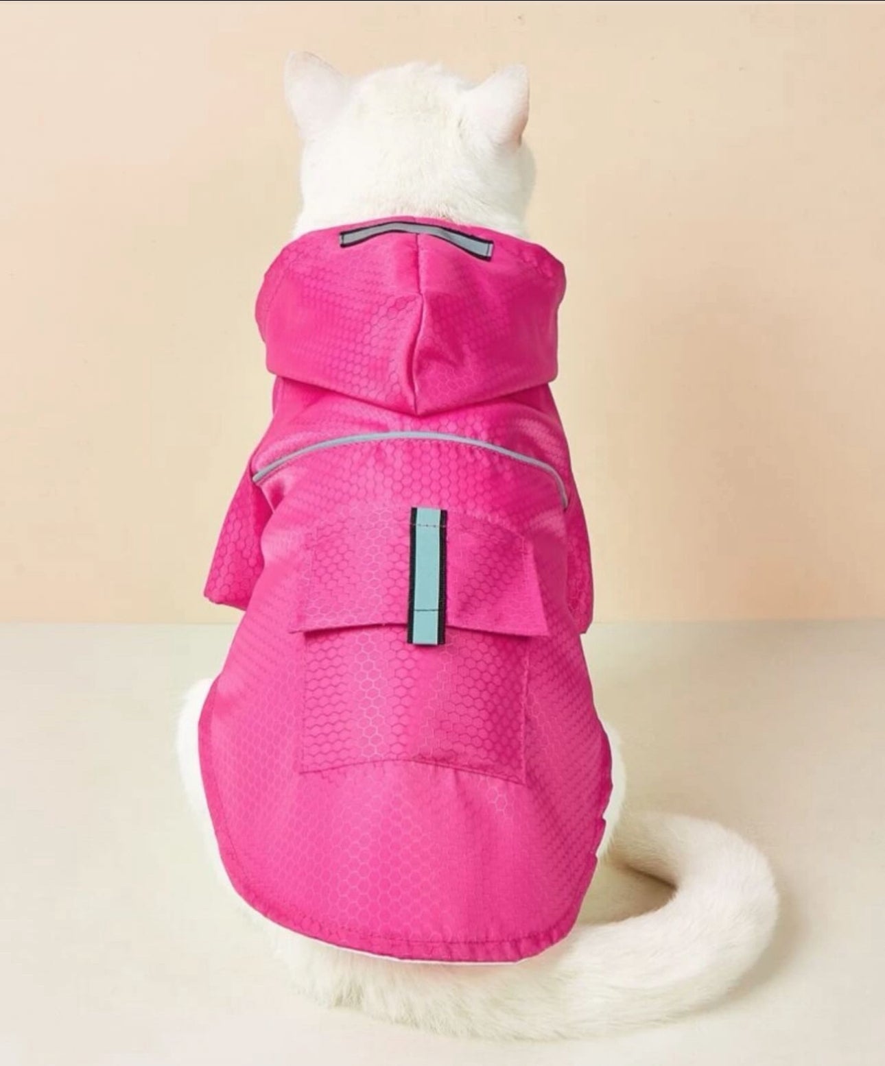 Pink Raincoat for Small Dogs & Cats
