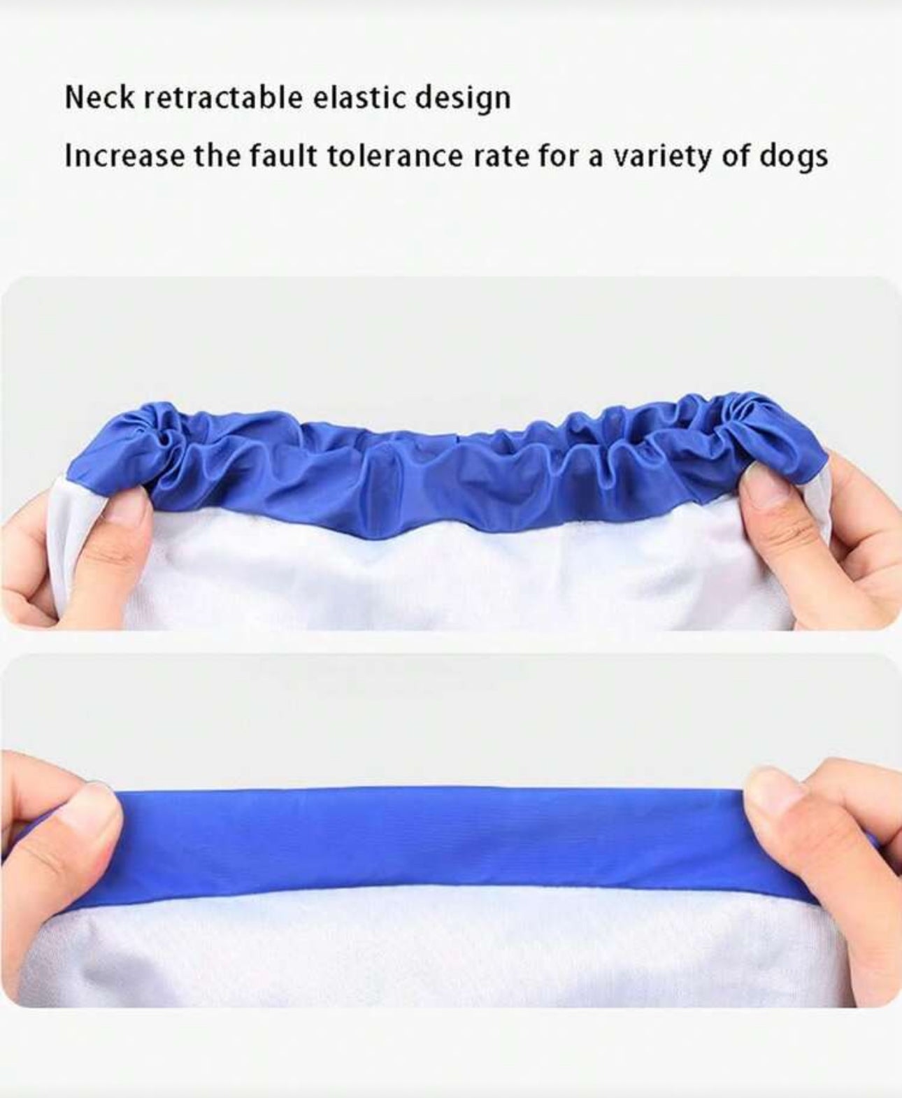 Blue Reflective Raincoat-small & medium Dogs