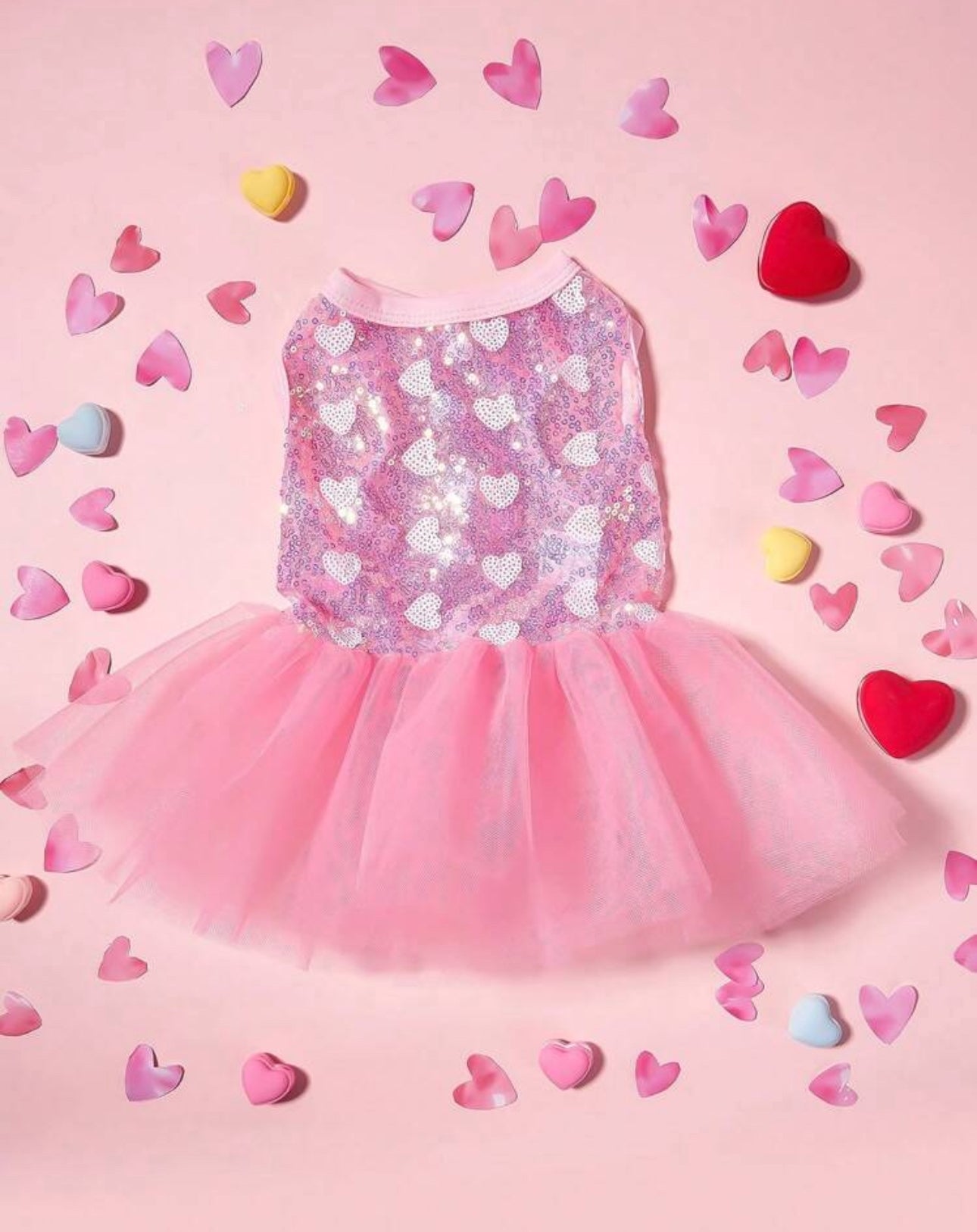 Pink Glitter Tutu Dress
