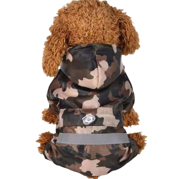 Camouflage Dog Raincoat 🐶🌧️