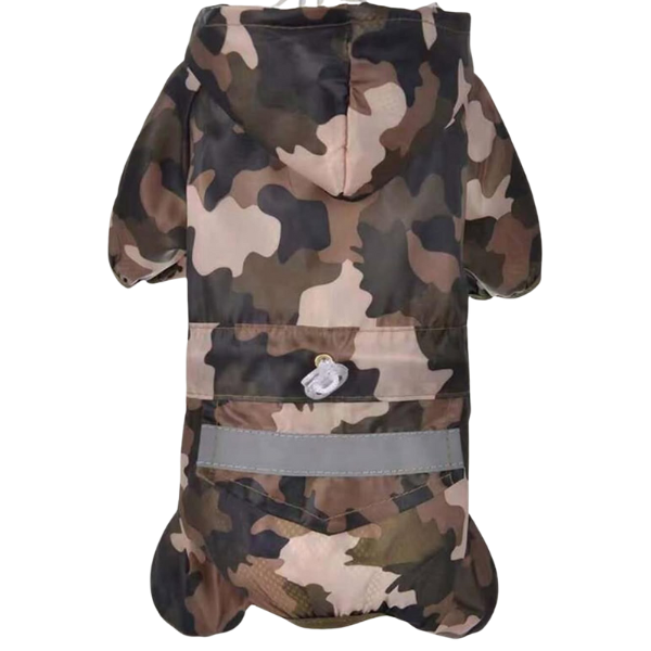 Camouflage Dog Raincoat 🐶🌧️