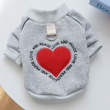 Peace & Love Dog Sweater ❤️🐾