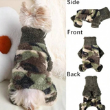 Army Green Jumpsuit for Pets