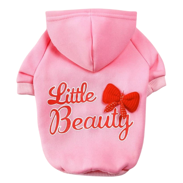Pink Fleece Hoodie for Pets