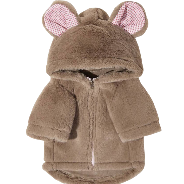 Soft Fur Jacket with Zipper
