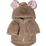 Soft Fur Jacket with Zipper