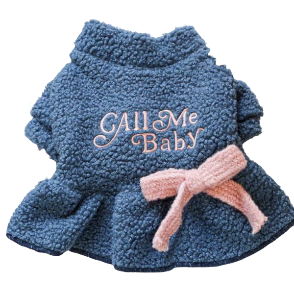 Cozy Wool Pet Dress