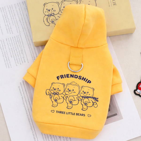 Yellow Fleece Hoodie