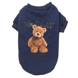 Navy Blue Fleece Sweatshirt