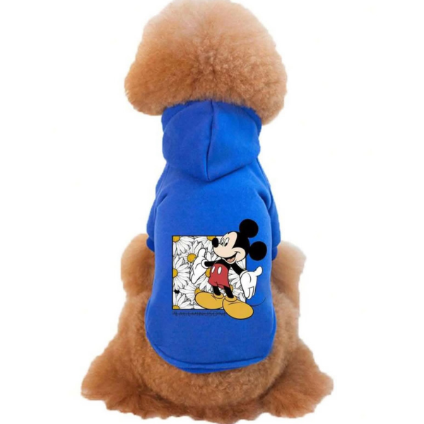 Blue Fleece Hoodie for Pets