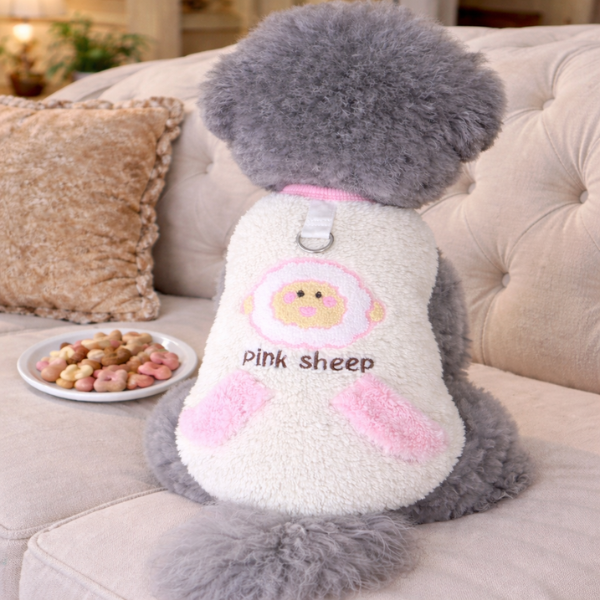Sleeveless Fluffy Sweatshirt