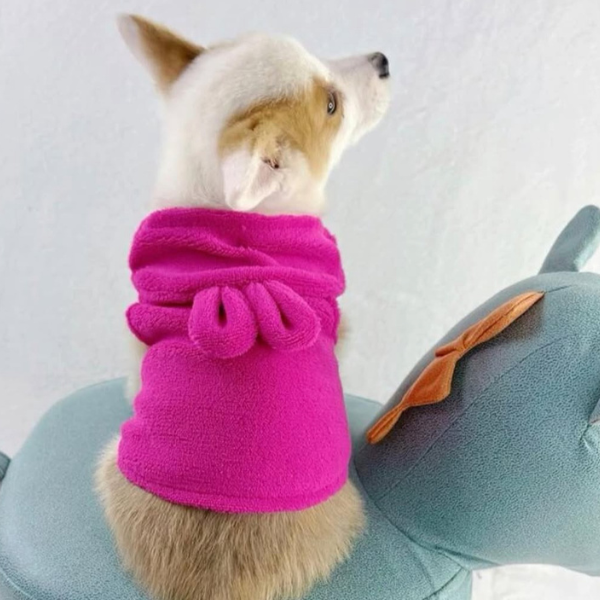 Hoodie with Slight Elasticity Leash