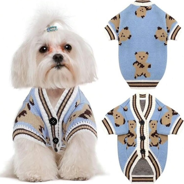 Buttoned Sweater for Dogs