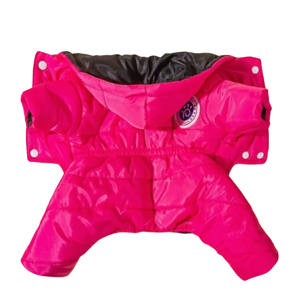 Pink Puffy Jumpsuit for Tiny Puppy