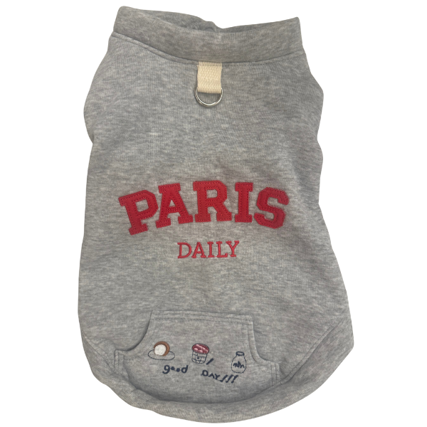 Grey Fleece Pet Sweatshirt