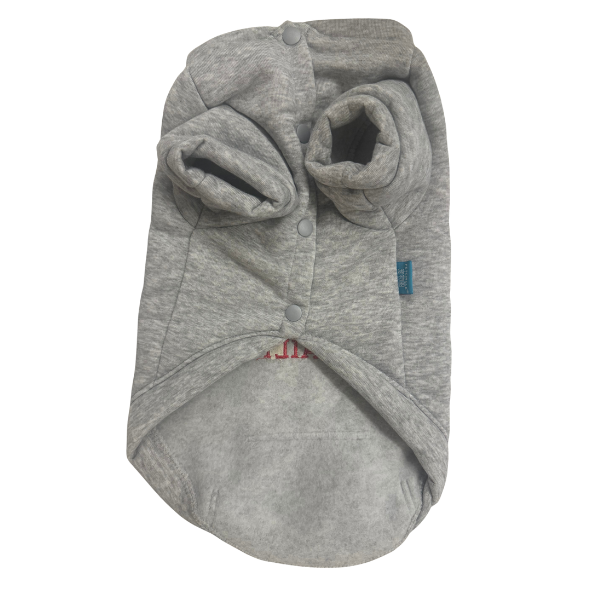 Grey Fleece Pet Sweatshirt